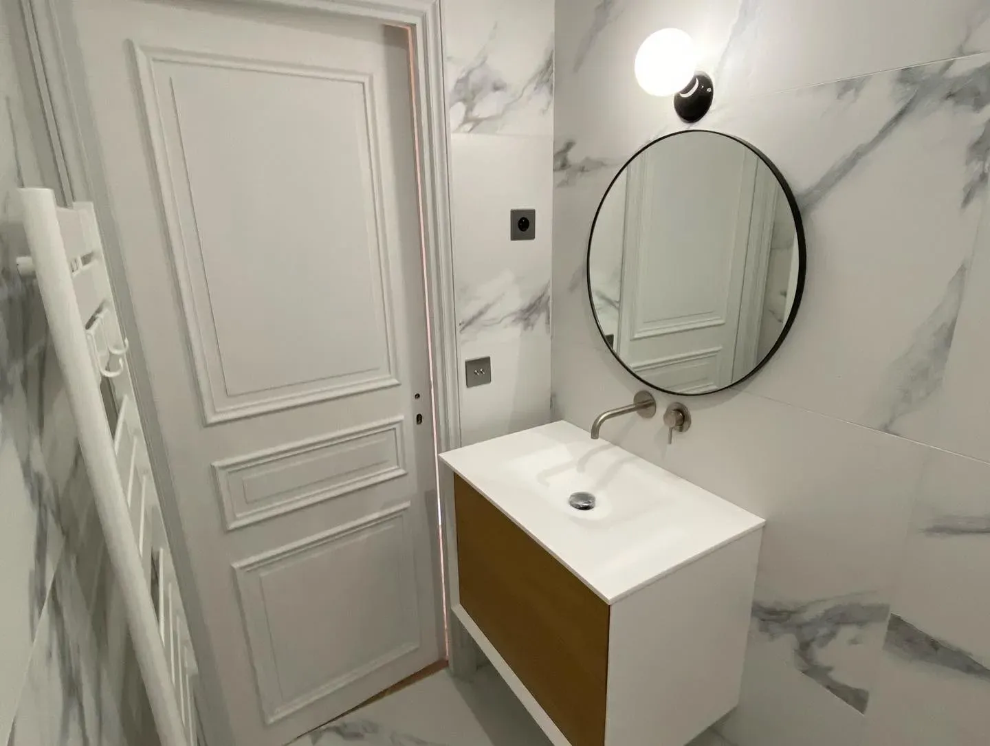 Salle de bain marbre blanc (1)