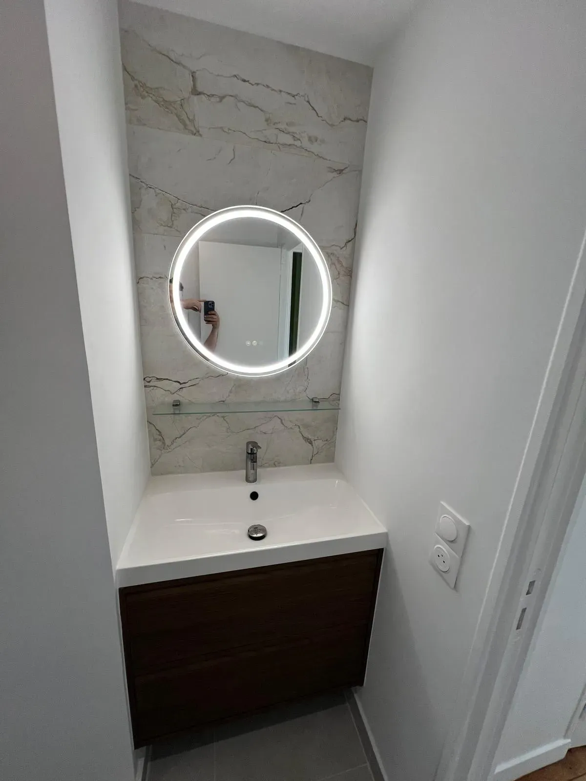 Salle de bain marbre gris (4)